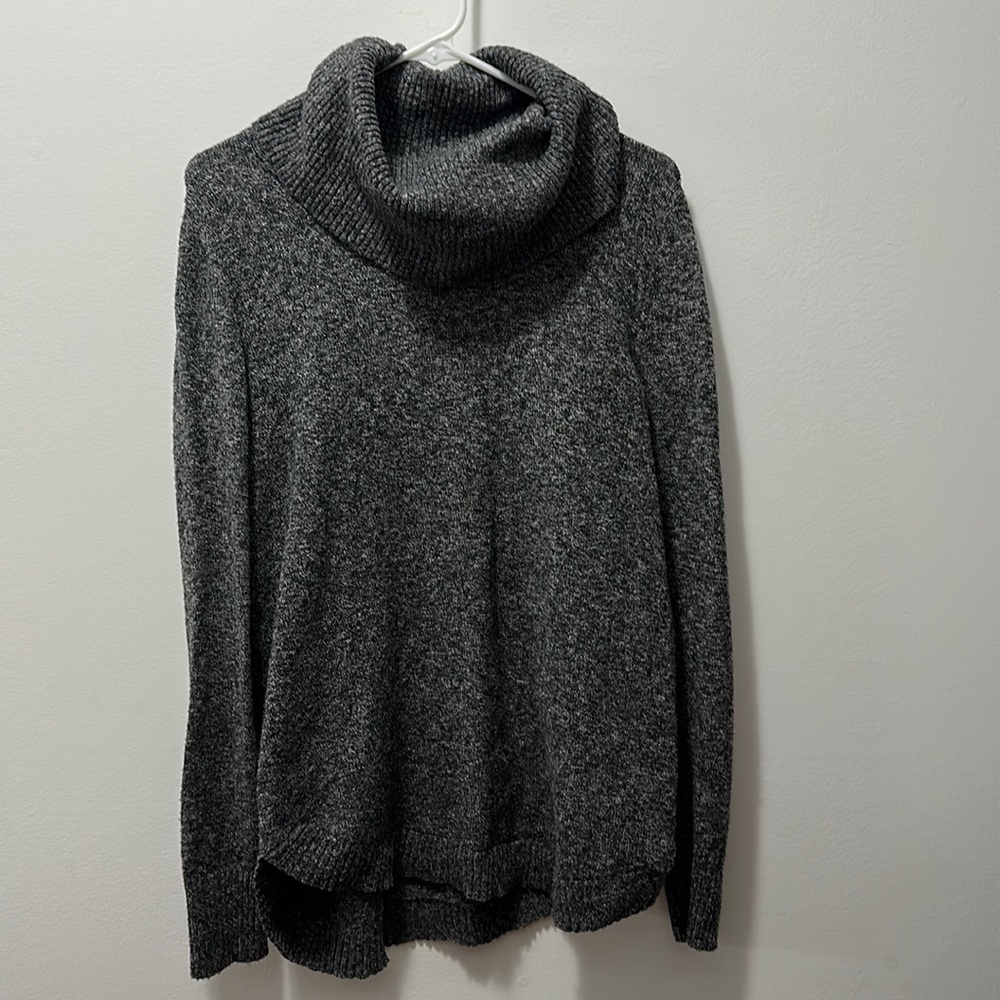 Black and White Turtleneck